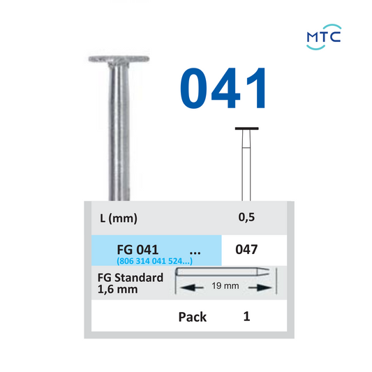 WHEEL shape bur 041- ويل بير