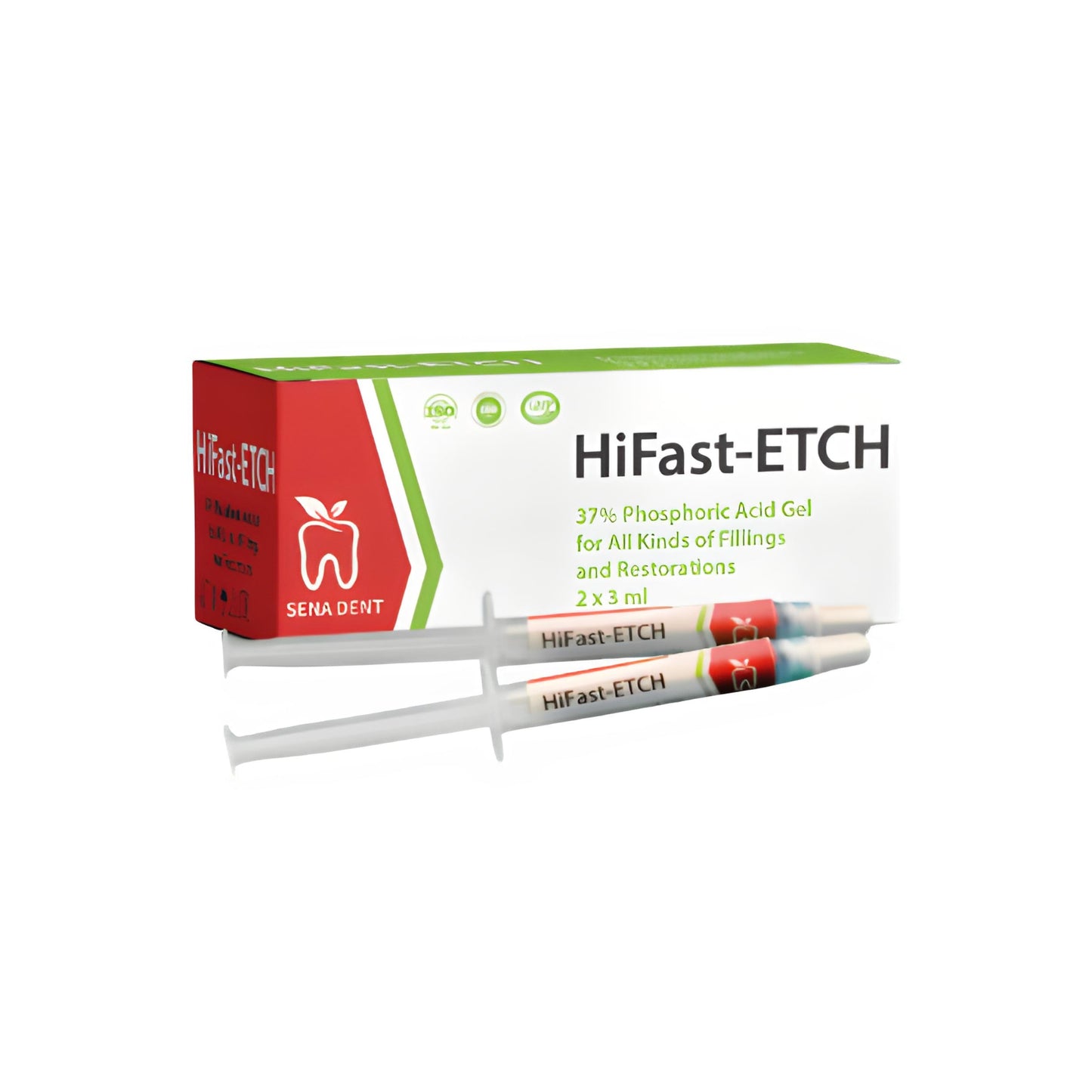 Hifast-ETCH 37% Phosphoric Asid Gel (2 tubes x3ml) اسد اتج