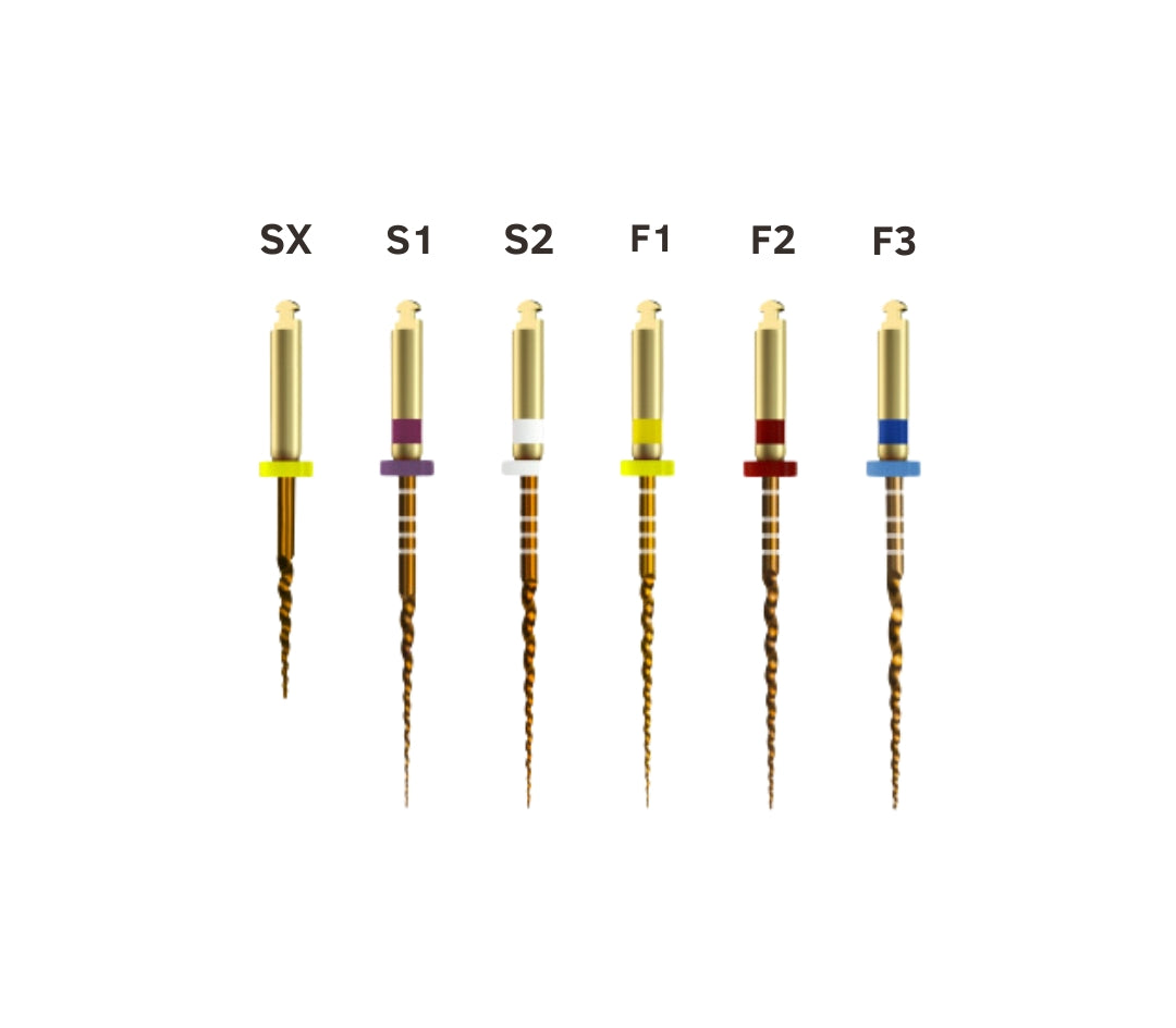 Pro-Gold (CM-NiTi pro taper) Rotary Files