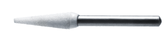 Burs, White Stone Fine Conical - PK/12