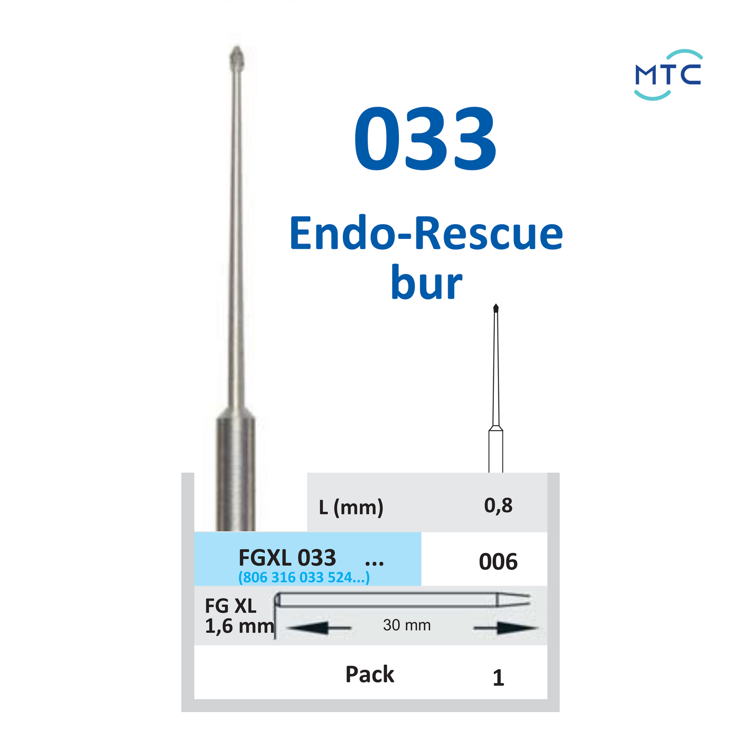 Endo-Rescue  bur XL033