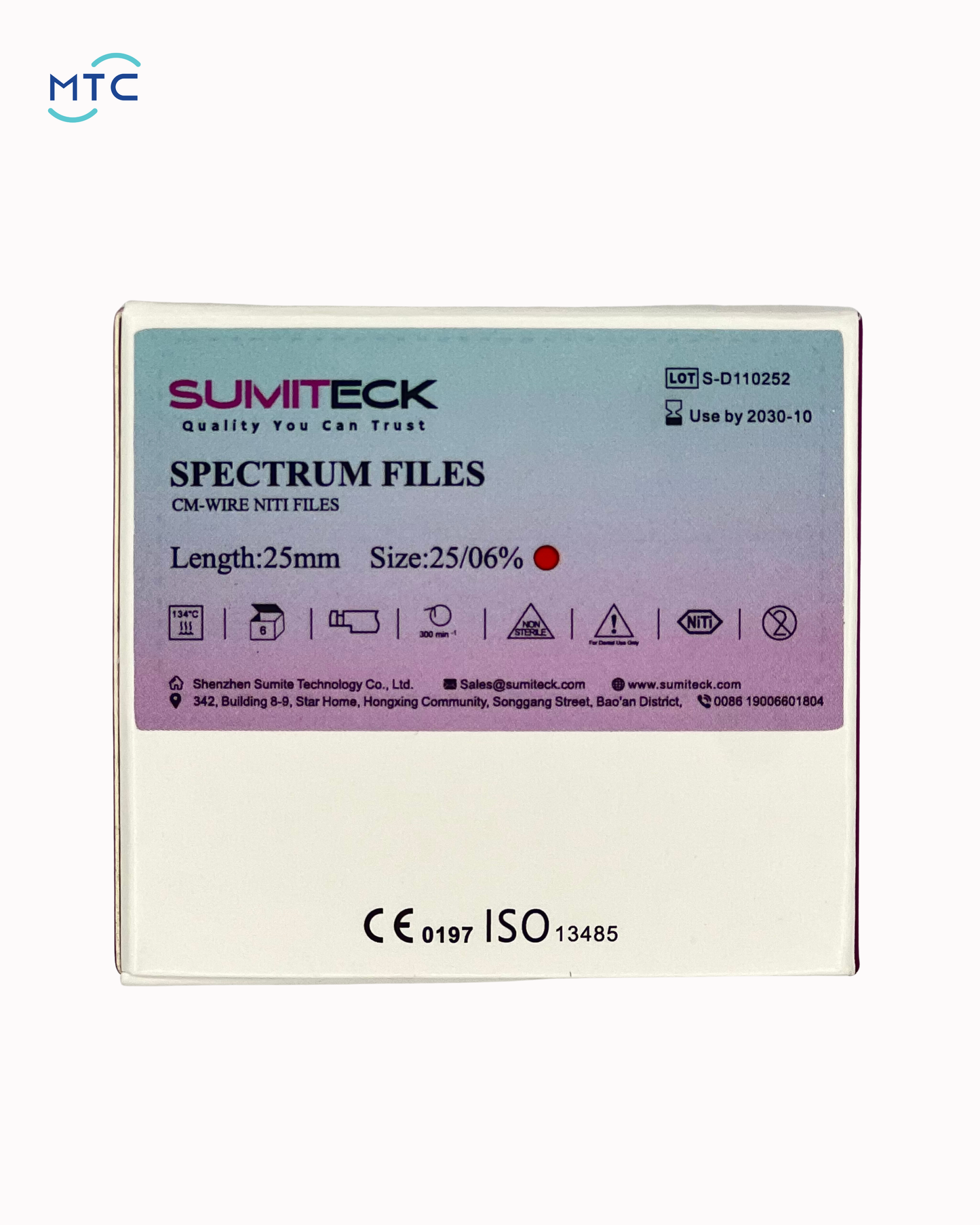 SUMITECK Spectrum files
