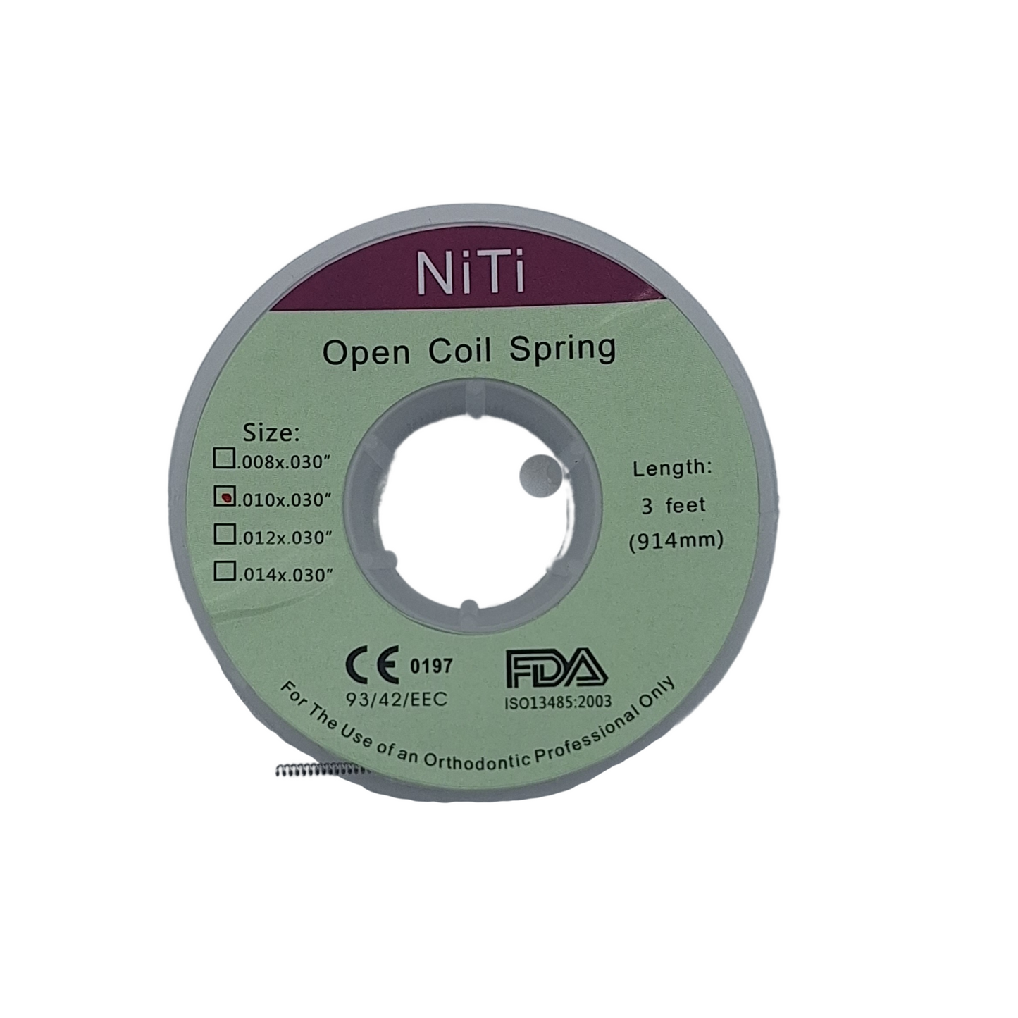 Open Coil Spring NiTi اوبن كويل سبرنك