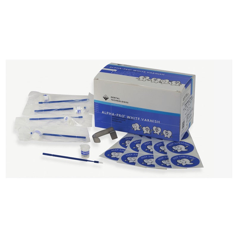 Alpha-Pro® White Varnish 5% NaF (50pcs)