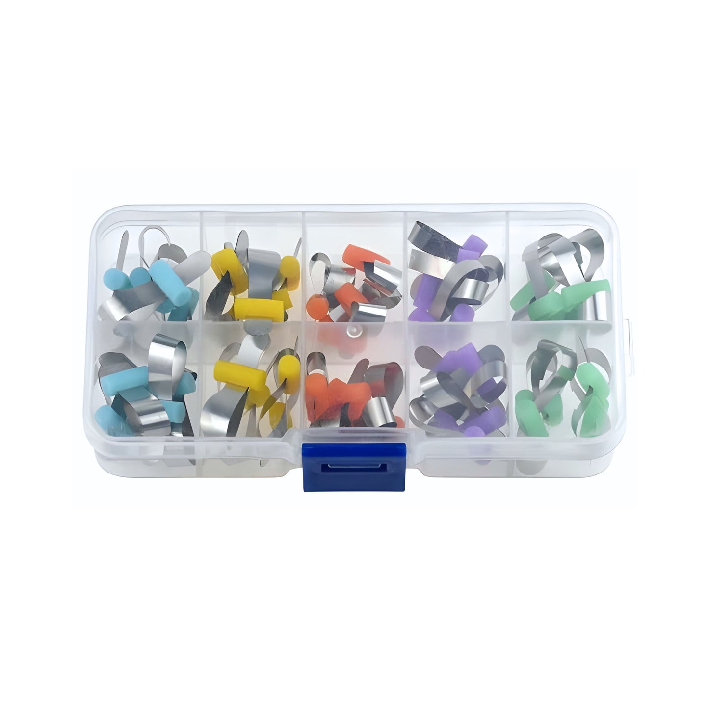 Dental Auto-matrix Metal band with Locker (Assorted Colors)