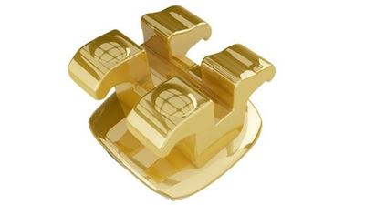 IOS Gold Brackets Kit 5 To 5 .022 w/ hooks 3s 4s&5 - Kit Orthodontic Brackets