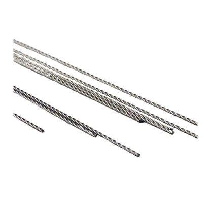 IOS SS Twisted wire 14" Straight Triple Strands .0175" - PK/10 Orthodontic Archwire