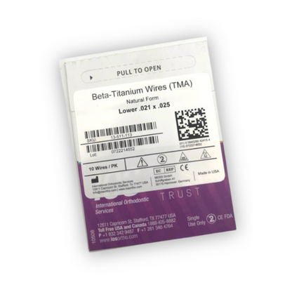 IOS TMA (B-Ti) Natural Form Archwire Orthodontic Archwire